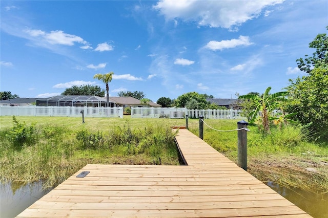 6425 Clair Shore Dr, Apollo Beach, FL 33572 - view of dock