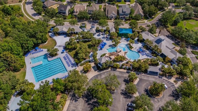 15934 Sorawater Dr, Lithia, FL 33547 - aerial view of property's location with a pool