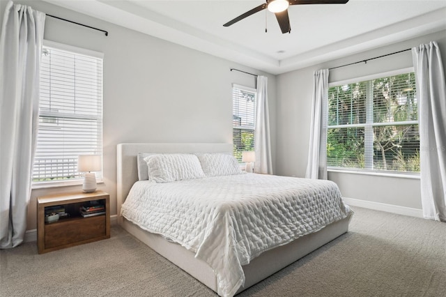 5314 Alafia Falls Dr, Lithia, FL 33547 - bedroom with carpet floors, baseboards, and ceiling fan