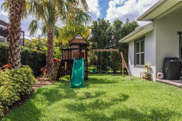 5314 Alafia Falls Dr, Lithia, FL 33547 - view of playground featuring a yard