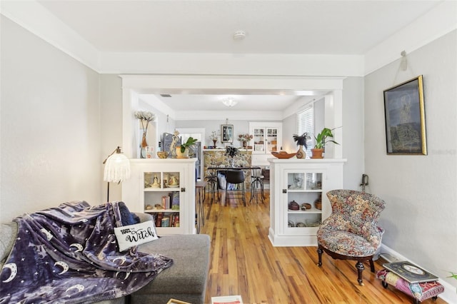 1206 E Frierson Ave Unit B, Tampa, FL 33603 - living room with wood finished floors