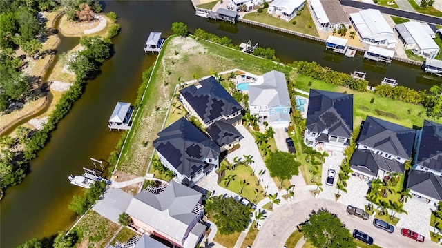 6522 Simone Shores Cir, Apollo Beach, FL 33572 - aerial view of residential area featuring a nearby body of water