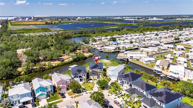 6522 Simone Shores Cir, Apollo Beach, FL 33572 - aerial view of residential area featuring a nearby body of water