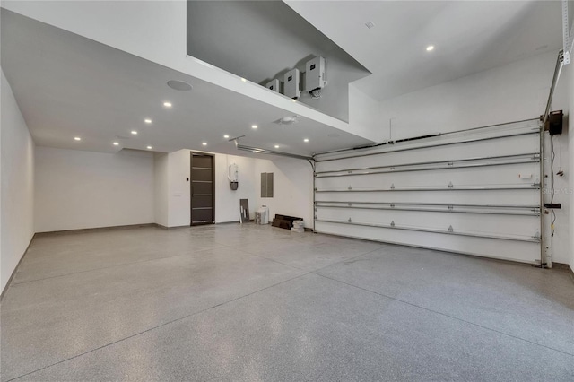 6522 Simone Shores Cir, Apollo Beach, FL 33572 - garage with recessed lighting and electric panel