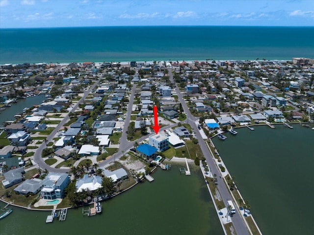 16047 Redington Dr, Redington Beach, FL 33708 - view of property location featuring a large body of water and nearby suburban area