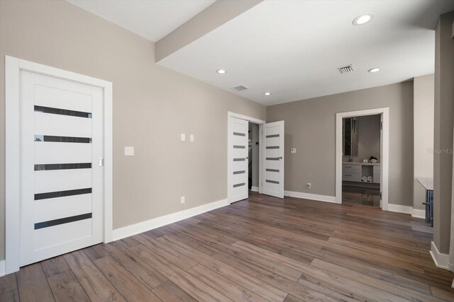 16047 Redington Dr, Redington Beach, FL 33708 - entrance foyer featuring wood finished floors, baseboards, and recessed lighting