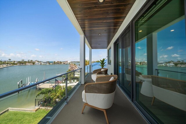 16047 Redington Dr, Redington Beach, FL 33708 - balcony with a water view