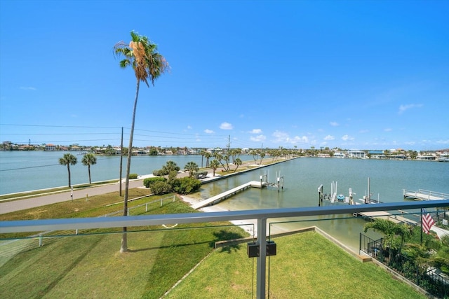 16047 Redington Dr, Redington Beach, FL 33708 - water view with a dock
