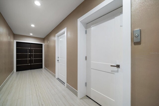 16047 Redington Dr, Redington Beach, FL 33708 - corridor with baseboards and recessed lighting