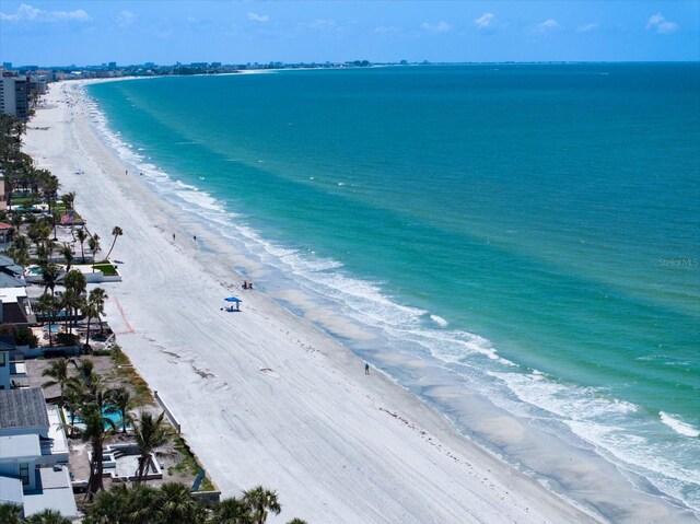 16047 Redington Dr, Redington Beach, FL 33708 - bird's eye view of waterfront with a beach