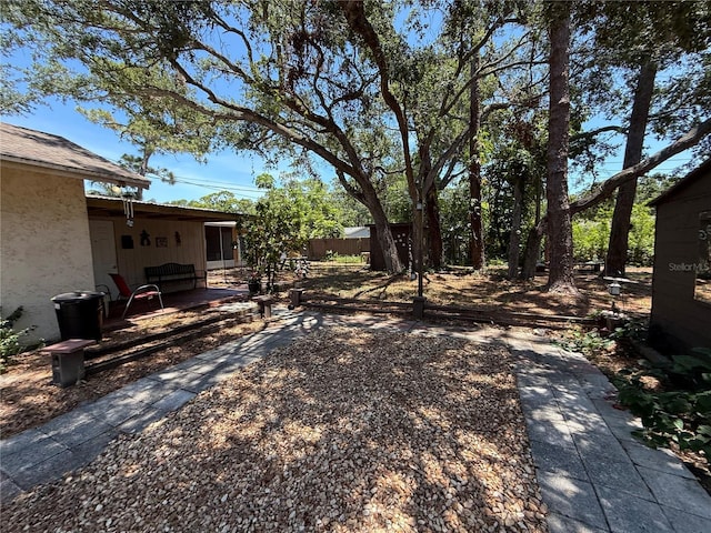 2033 Aaron Pl, Clearwater, FL 33760 - view of yard with a patio area