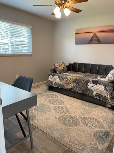 2714 60th Avenue Terrace W Unit 12D, Bradenton, FL 34207 - bedroom with a ceiling fan