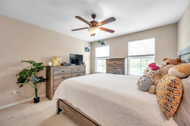 10833 Breaking Rocks Dr, Tampa, FL 33647 - bedroom featuring carpet floors, baseboards, and a ceiling fan