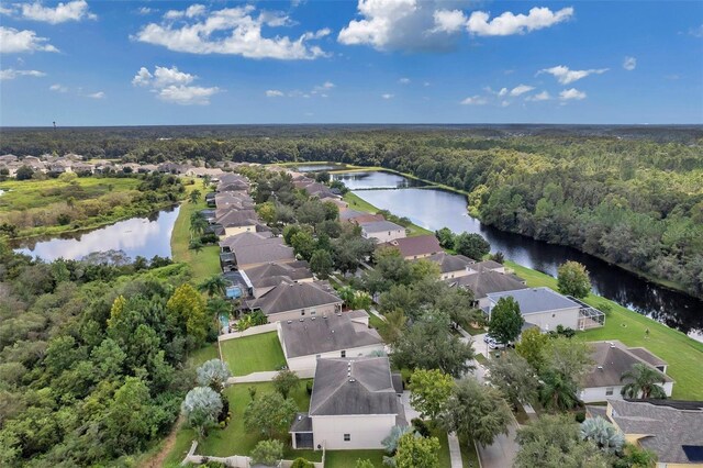 10833 Breaking Rocks Dr, Tampa, FL 33647 - view of property location featuring a forest, nearby suburban area, and a large body of water