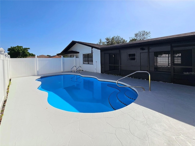1178 Sultana St, Port Charlotte, FL 33952 - view of swimming pool with a fenced backyard and a patio