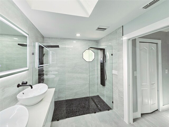 1178 Sultana St, Port Charlotte, FL 33952 - full bath with a shower stall and double vanity