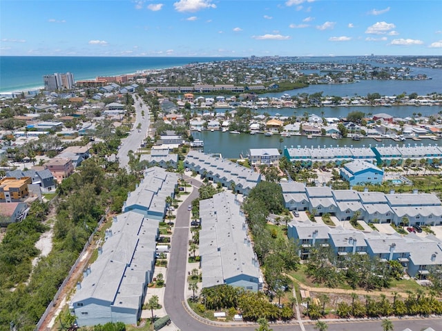 616 Garland Cir, Indian Rocks Beach, FL 33785 - bird's eye view of a nearby body of water