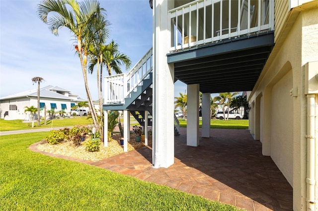 24197 Treasure Island Blvd, Punta Gorda, FL 33955 - view of patio / terrace with stairs