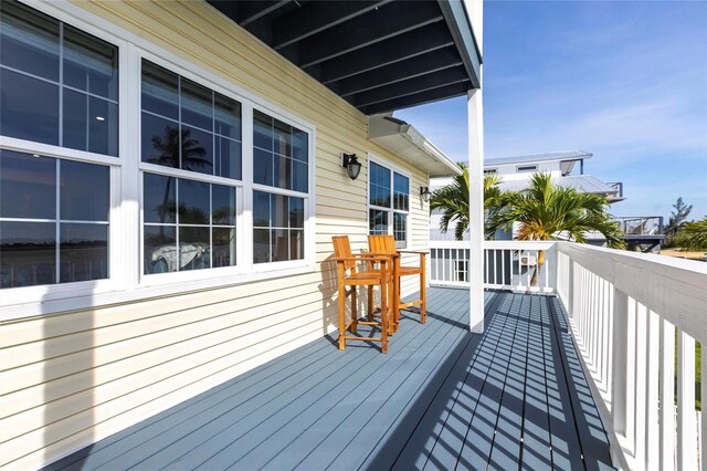 24197 Treasure Island Blvd, Punta Gorda, FL 33955 - view of wooden terrace