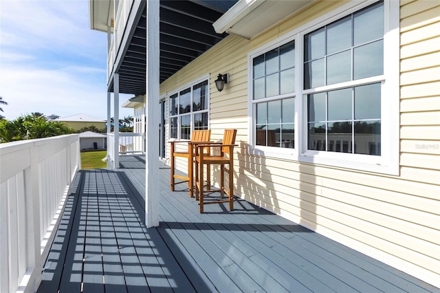 24197 Treasure Island Blvd, Punta Gorda, FL 33955 - view of wooden deck
