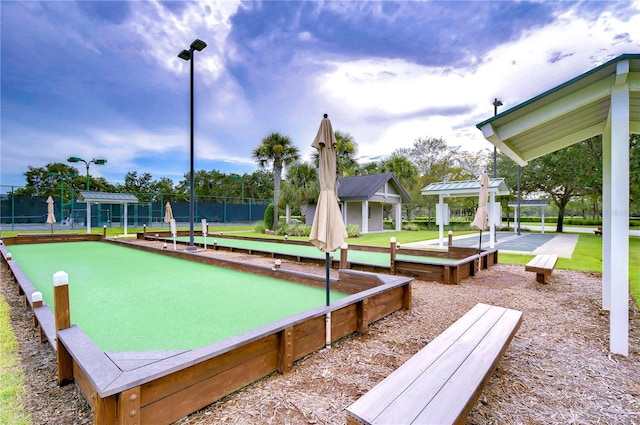 1210 Wolford Dr, Trinity, FL 34655 - surrounding community featuring a bocce ball area