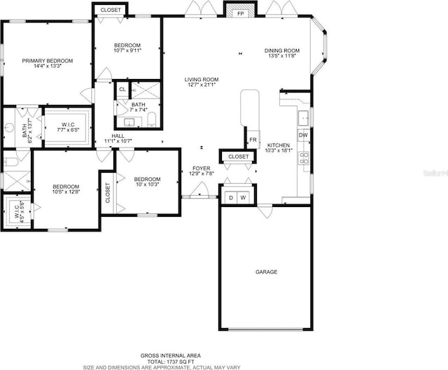 1445 Stonehenge Way, Palm Harbor, FL 34683 - room layout