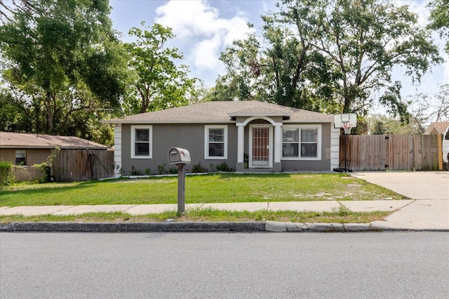 8517 N Branch Ave, Tampa, FL 33604 - single story home with stucco siding, a gate, and a shingled roof