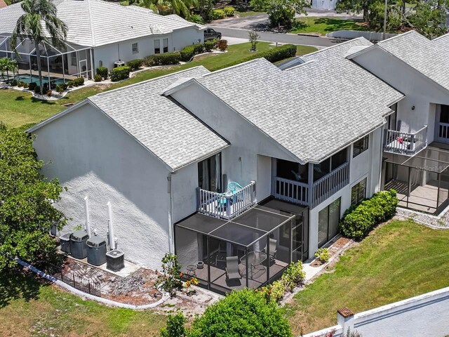 609 Lively Dr Unit B, Sun City Center, FL 33573 - view from above of property