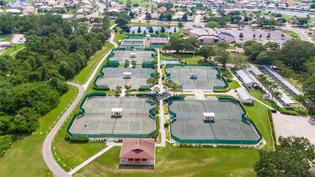 609 Lively Dr Unit B, Sun City Center, FL 33573 - aerial view of property's location with a large body of water