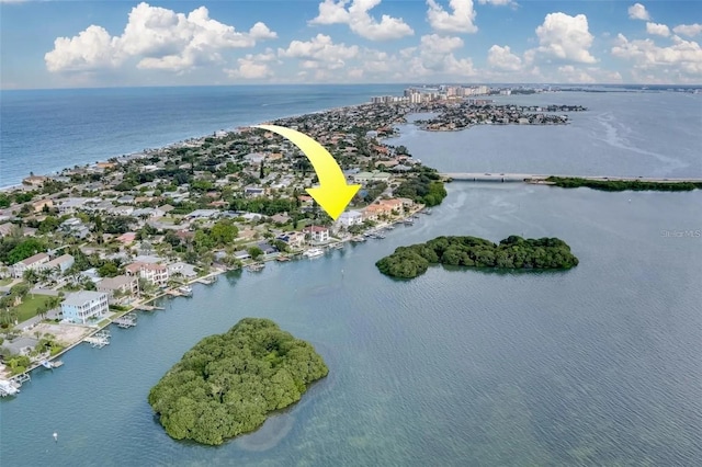 803 Harbor Dr, Belleair Beach, FL 33786 - drone / aerial view of a nearby body of water