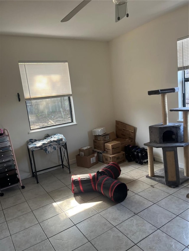 6220 Massachusetts Ave, New Port Richey, FL 34653 - interior space with ceiling fan