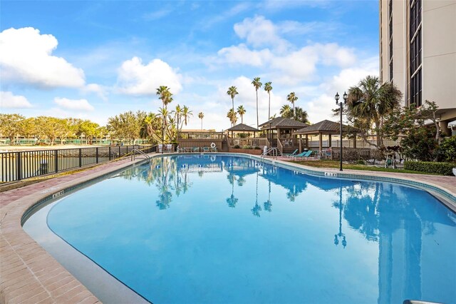 10355 Paradise Blvd Unit 1003, Treasure Island, FL 33706 - community pool with a gazebo