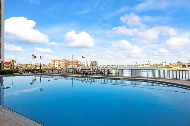 10355 Paradise Blvd Unit 1003, Treasure Island, FL 33706 - view of pool featuring a water view