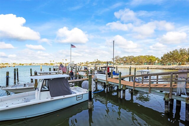 10355 Paradise Blvd Unit 1003, Treasure Island, FL 33706 - dock with a water view