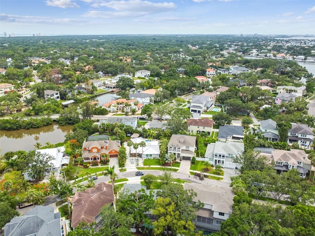 5005 W Evelyn Dr, Tampa, FL 33609 - aerial view of residential area featuring a nearby body of water
