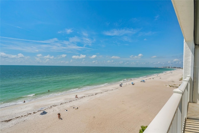 1586 Gulf Blvd Unit 2502, Clearwater, FL 33767 - water view featuring nearby beach