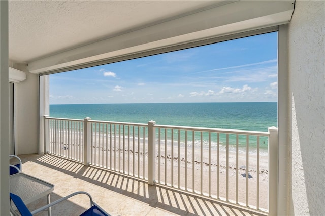 1586 Gulf Blvd Unit 2502, Clearwater, FL 33767 - balcony with view of water and beach