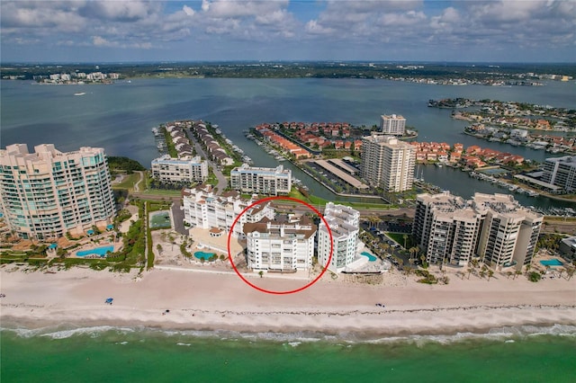 1586 Gulf Blvd Unit 2502, Clearwater, FL 33767 - view of urban area featuring expansive beach