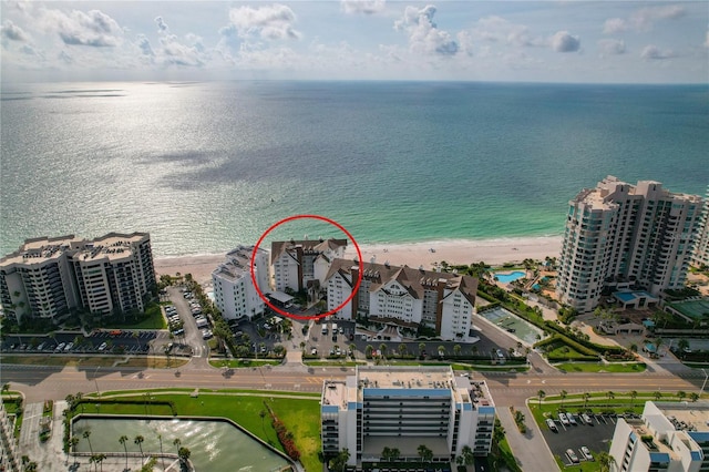 1586 Gulf Blvd Unit 2502, Clearwater, FL 33767 - aerial view of property's location with extended coastline