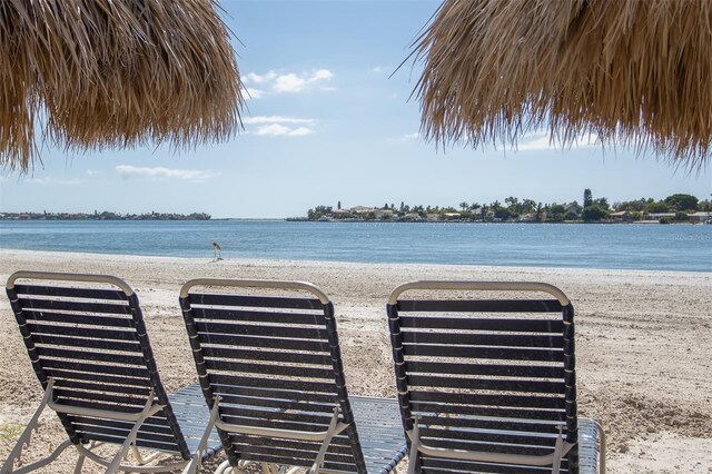 5701 Bahia Del Mar Cir Unit 108, Saint Petersburg, FL 33715 - water view with local beach