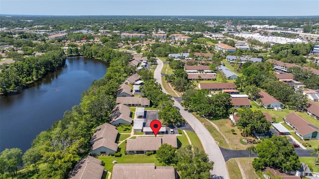 2510 Laurelwood Dr Unit 5B, Clearwater, FL 33763 - aerial view of property's location with a nearby body of water
