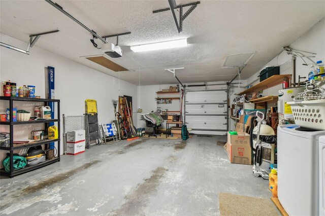 3476 Tarpon Woods Blvd, Palm Harbor, FL 34685 - garage featuring washer / clothes dryer and a garage door opener