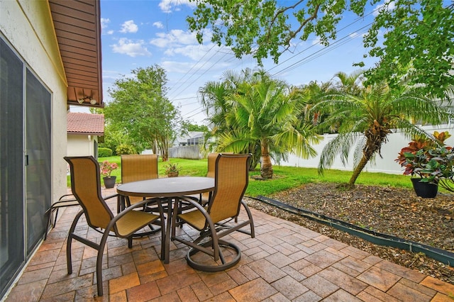 3476 Tarpon Woods Blvd, Palm Harbor, FL 34685 - view of patio featuring outdoor dining area