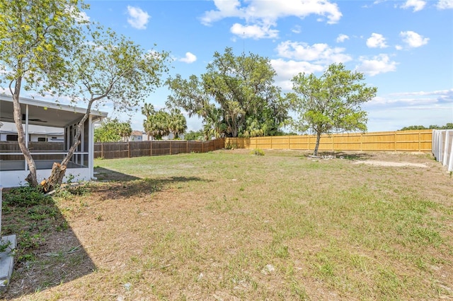 10538 Juliano Dr, Riverview, FL 33569 - view of yard featuring a sunroom