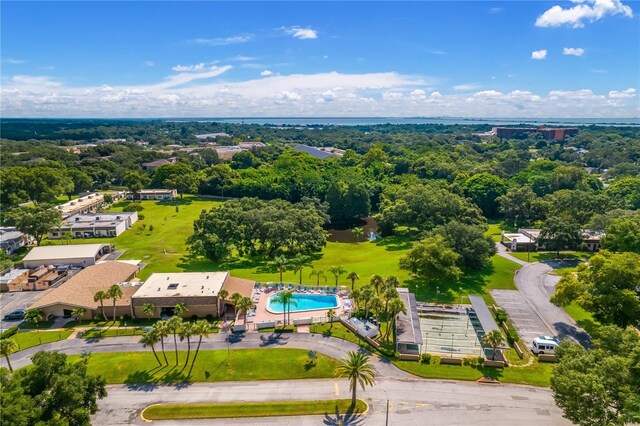 2928 Feather Dr, Clearwater, FL 33759 - aerial view of a pool area
