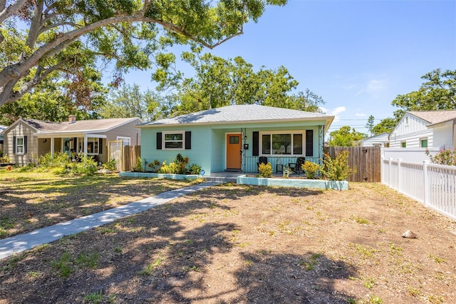 4531 7th Ave N, Saint Petersburg, FL 33713 - ranch-style house with covered porch