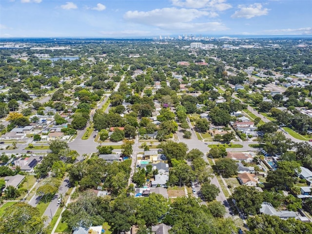 4531 7th Ave N, Saint Petersburg, FL 33713 - aerial view of property and surrounding area with nearby suburban area