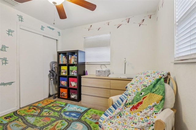 1015 13th Ave NW, Largo, FL 33770 - game room with a ceiling fan