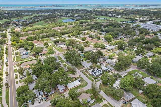 1015 13th Ave NW, Largo, FL 33770 - aerial view of property's location featuring a large body of water and nearby suburban area