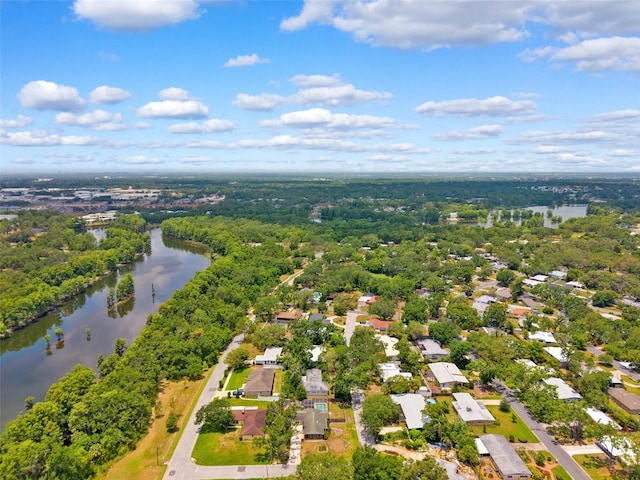 509 Falmouth St, Temple Terrace, FL 33617 - aerial perspective of suburban area with a nearby body of water